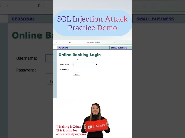 Practical Demo of SQL Injection #viral #cybersecurity