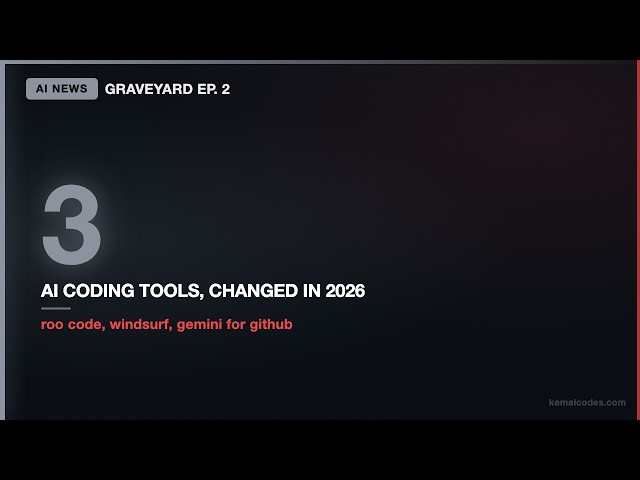 3 AI Coding Tools That Changed Hard in 2026 — Graveyard Ep. 2 #shorts