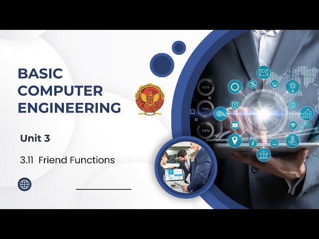 3.11 Friend Functions in C++ | BT205 |