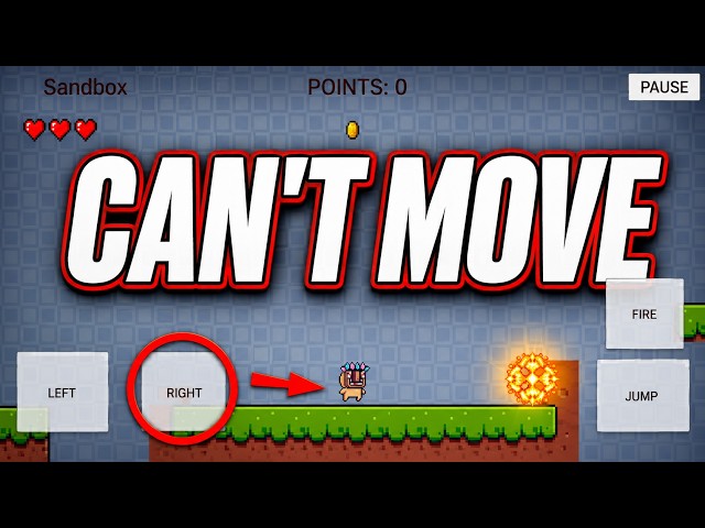 My Unity Player Can Shoot Now… But He Can’t Move