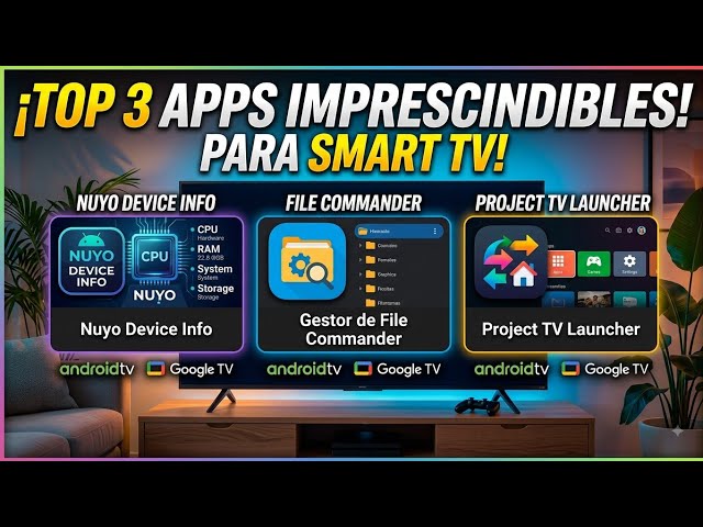📺🔥 THE 3 BEST APPS for your Smart TV! Android TV and Google TV