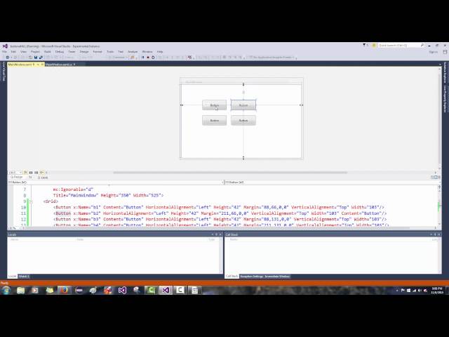 Visual Studio C# WPF buttons