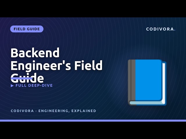 Backend Engineer's Field Guide — Full System Design Course