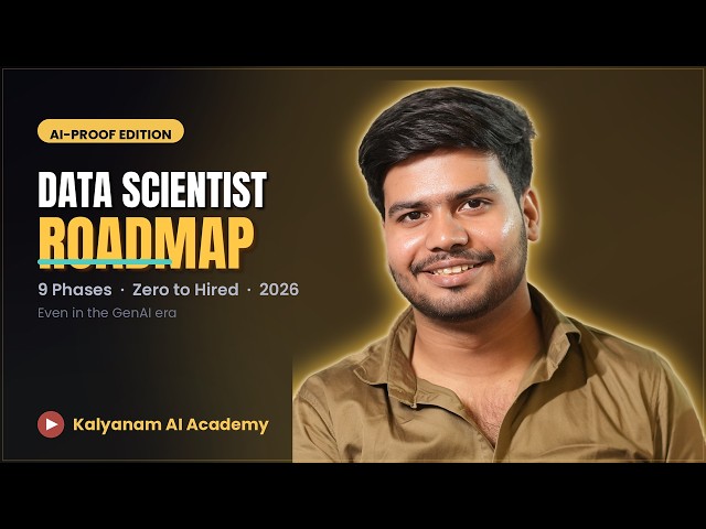 The Only Data Science Roadmap You Need in 2026 | Beginner to Job Ready
