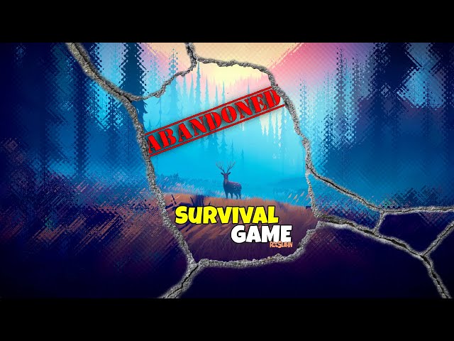 THIS SURVIVAL GAME WAS ABANDONED | AMONG TREES | 2022-2023