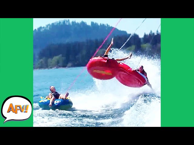FLYING Into the FAIL! 😂 | Best Water Fails | AFV 2021