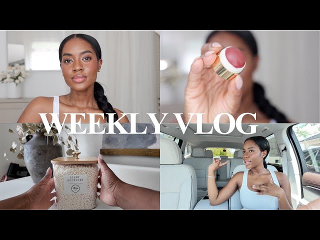 Weekly Vlog | summer glow makeup routine, car shopping & more! 