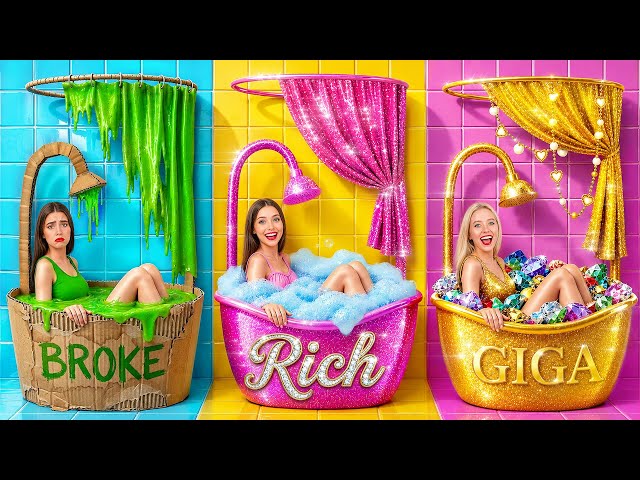 Rica vs La Quiebra vs Chica Giga Rica Cambio de Imagen Extremo | Geniales Creativos Hack