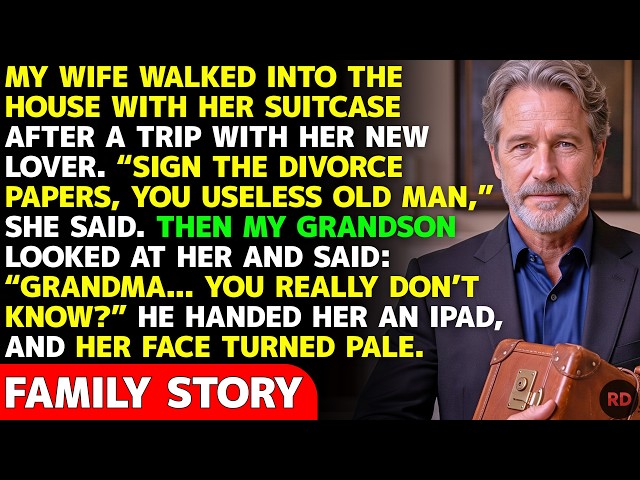 My Wife Came Home With Her New Lover To End Our Marriage—But My Grandson Showed Her Something Shock…