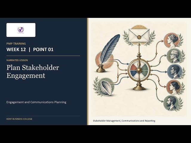 PMP Training | W12 P01 Lesson | Plan Stakeholder Engagement