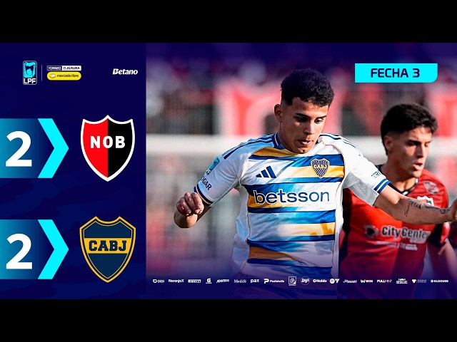 NEWELL'S 2 - 2 BOCA | Resumen del partido | #TorneoMercadoLibre Clausura 2026 🏆