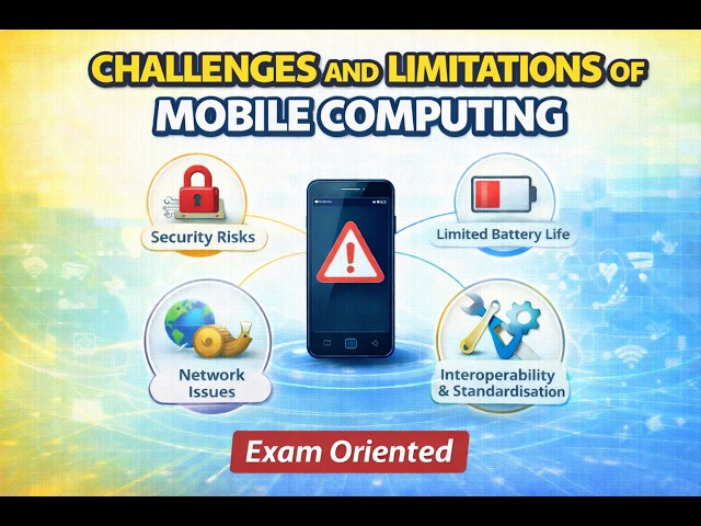 Challenges and Limitations of Mobile Computing Explained | Mobile Computing Lecture Series