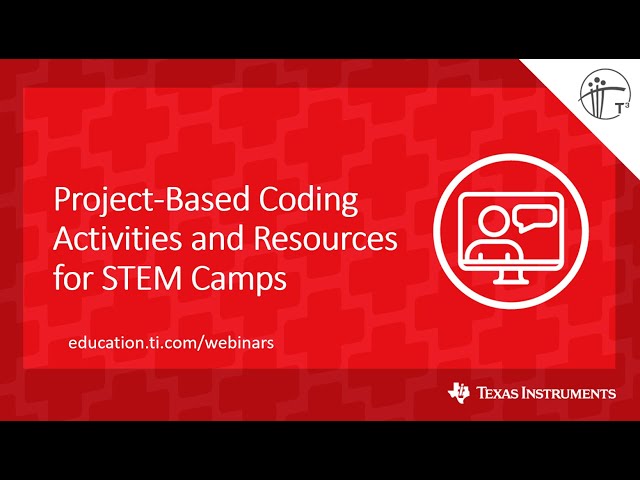 Webinar: Project-Based Coding Activities and Resources for STEM Camps