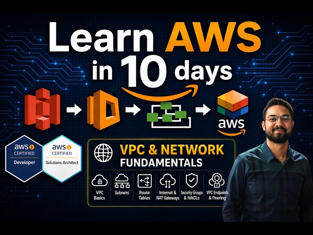 Day 3: AWS Networking Masterclass | VPC, Subnets, Internet Gateway, NAT Gateway #awstraining #aws