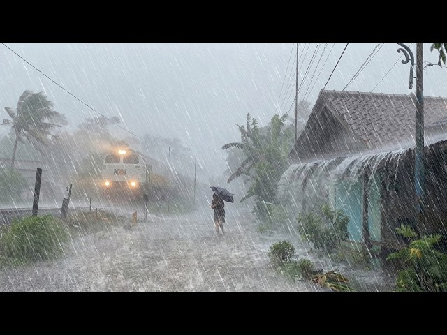 RAINSTORM THAT FEELS LIKE UNSAID GOODBYES 🌧️💔 Deep Sleep Ambience | Overcome insomnia