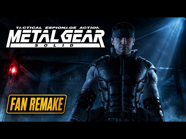 Metal Gear Solid 1 Fan Remake is AWESOME!