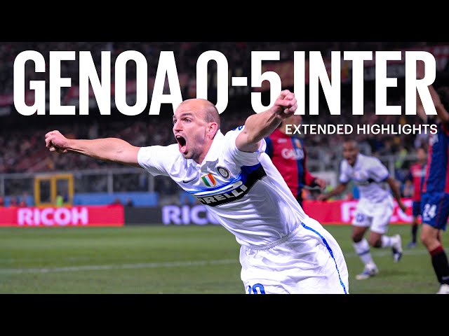 BIG WIN IN GENOA AND THAT STANKOVIĆ GOAL EVERYONE REMEMBERS 🤯🖤💙 | EXTENDED HIGHLIGHTS 📺⚫🔵