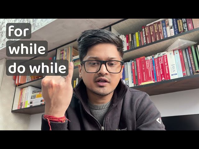 For, While, Do-While: Programming LOOPS Explained Simply (for Interviews & Exams) 🚀