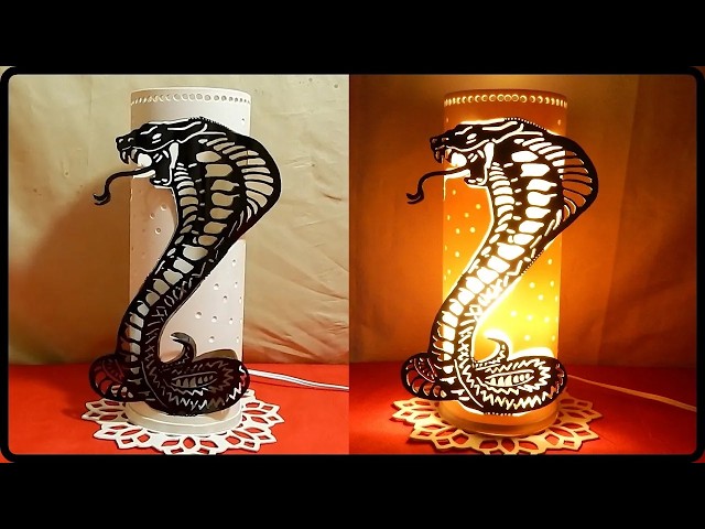 Learn how to make a PVC lamp