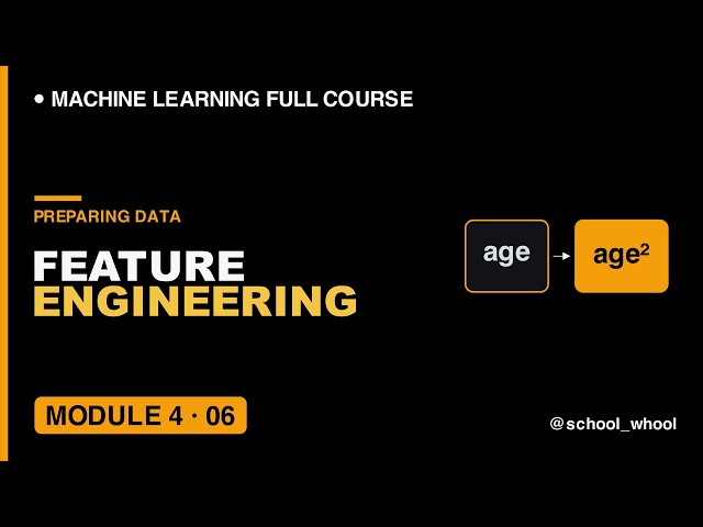 M4L6: Feature Engineering Explained Creating Better Inputs | Machine Learning free course #ai #data
