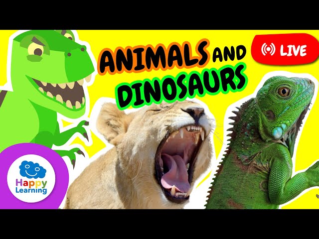 🔴LIVE | 🐘🦖 Animals and Dinosaurs | Fun Facts, Amazing Animals and Fierce Dinosaurs!