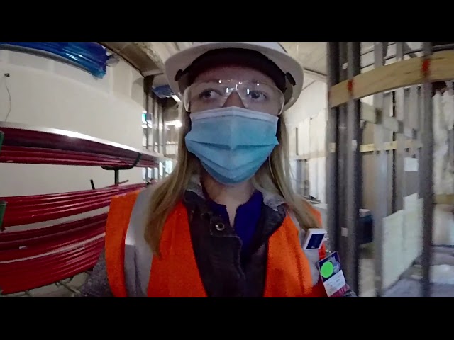 Level 9A Center Core In-Wall Inspection