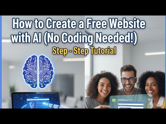 How to Create a Free Website with AI (No Coding Needed!) | Step-by-Step Tutorial#ai #aiwebsites 