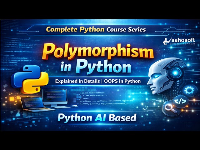 Polymorphism in Python 🔥 | Object Oriented Programming in Python | Python Latest version