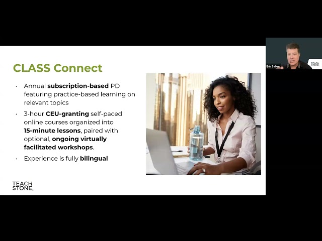 Self-Paced, Convenient Educator PD | CLASS® Connect Live Demo