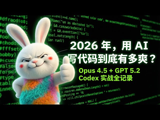 2026年 AI 编程实战：Claude Opus 4.5 + GPT 5.2 Codex 写代码到底有多爽！