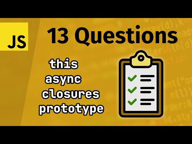 How Good Is Your JavaScript? (Essential Topics)