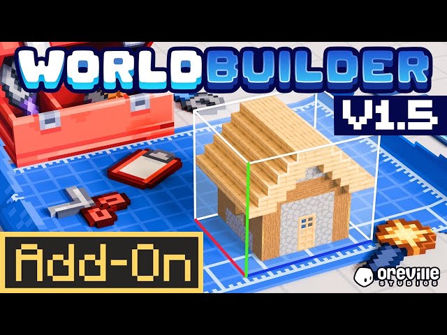 WORLD BUILDER 1.5 ADDON: The BEST World Edit Tool for Minecraft Bedrock Edition