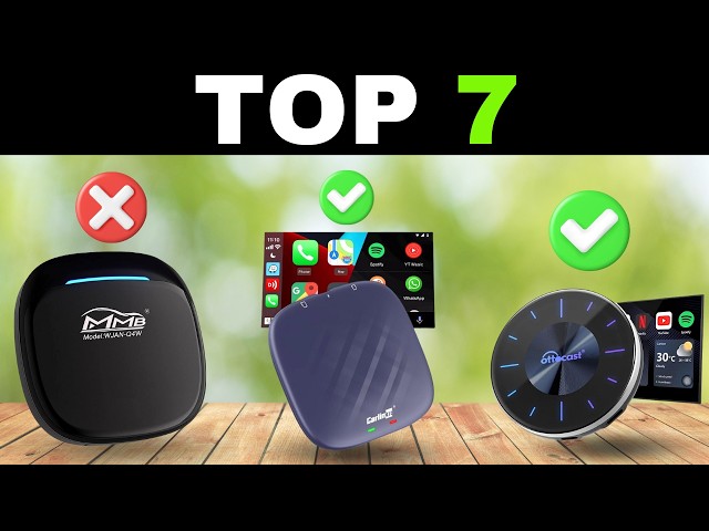 ✅ 7 Best Wireless CARPLAY & Android Auto AI BOX Adapters [2026] 📱🚗 Android 13 for iPhone & Android