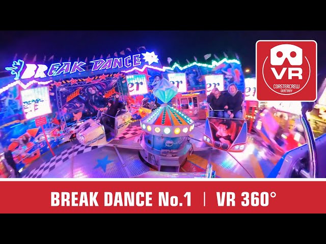 360° extreme wild Ride Bonner Break Dance No. 1 | VR onride POV | Cranger Kirmes | Oculus GO VR360