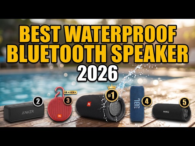 Best 5 Waterproof Bluetooth Speakers 2026 Budget Picks Under $130