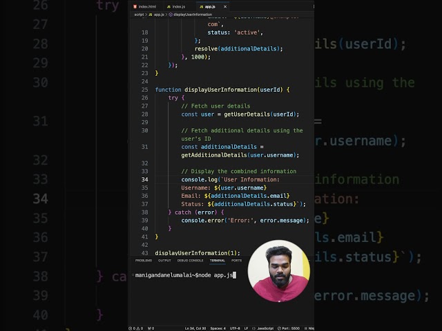 Async and Await in javascript tamil #tamil #javascript #html #css #webdevelopment #website