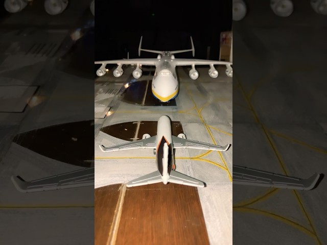 Staring contest ups and AN-225 🤣 #funny #memes #an225 #plane #stare #rock #airport #big #fedex #ups