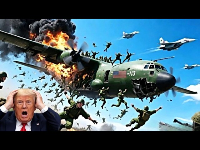 2 minutes ago: A US C-130 carrying 7,000 tons of bombs was destroyed by a Russian Sukhoi Su-57.