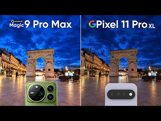 Honor Magic 9 Pro Max vs Google Pixel 11 Pro XL Camera Test