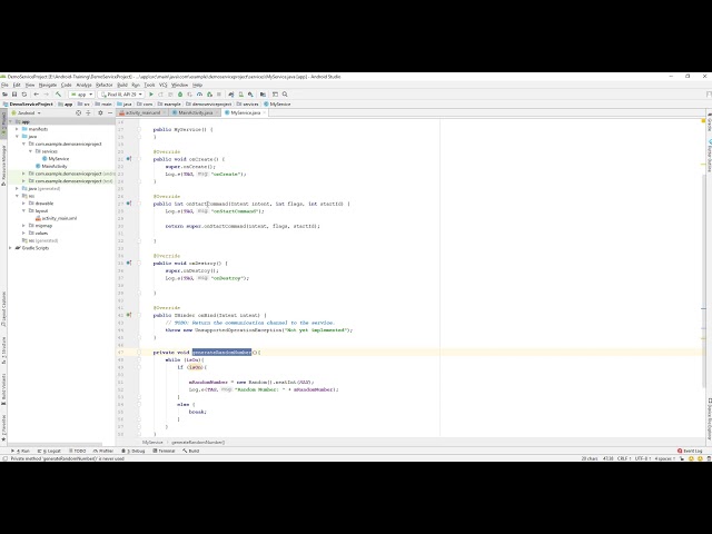 Android | App | Development | Training | Java : Generate Random Number