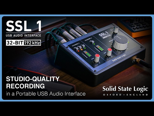 SSL 1: Studio‑Quality Recording in a Portable USB Audio Interface