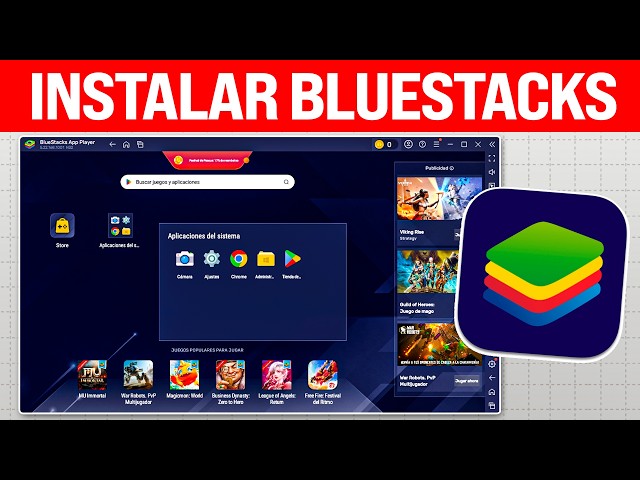 How to DOWNLOAD and INSTALL BLUESTACKS on your PC - LATEST VERSION✅
