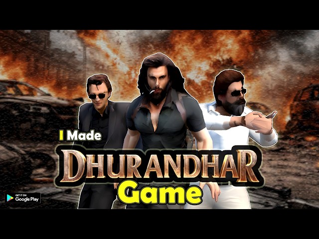 I Made Game on Dhurandar | For Mobile | Games BY ARSH