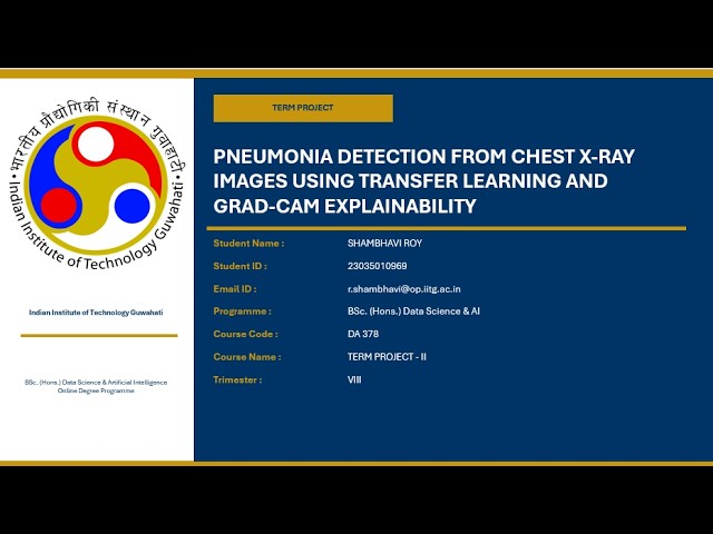 Pneumonia Detection using CNN Model