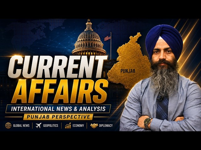 LIVE : 28-09-26 | CURRENT AFFAIRS with JAGJEET SINGH (NEW YORK)  | POLITICS PUNJAB TV
