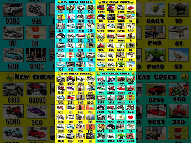 All New💥 Cheat codes🤑🤑.., Indian bike driving 3d game 🌲🌲|YTGIBD3D|✓real plugin cheats codes #shorts.