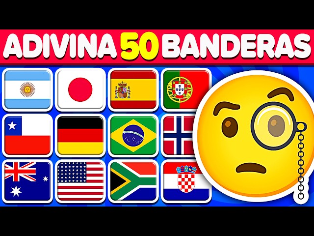 🌍 Guess the 50 FLAGS of the WORLD (Medium Level) 🧠 | Geography Challenge | Play Quiz Trivia