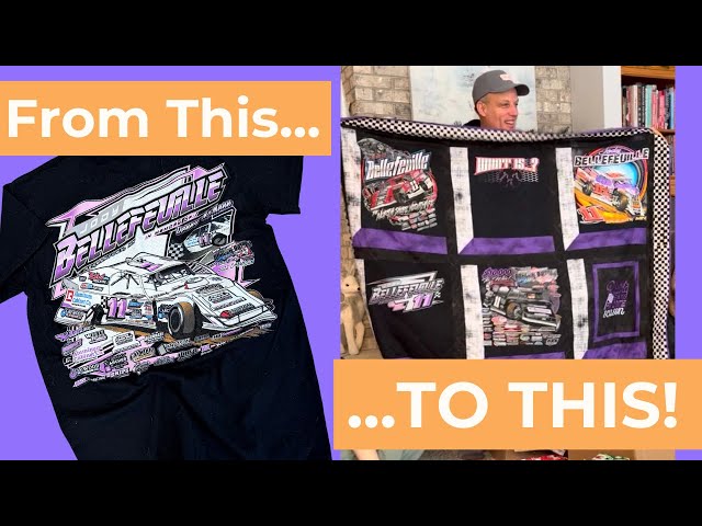 Turning Old T Shirts Into a Quilt Full of Memories