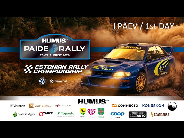 HUMUS Paide Rally 2026 | 1. päev LIVE