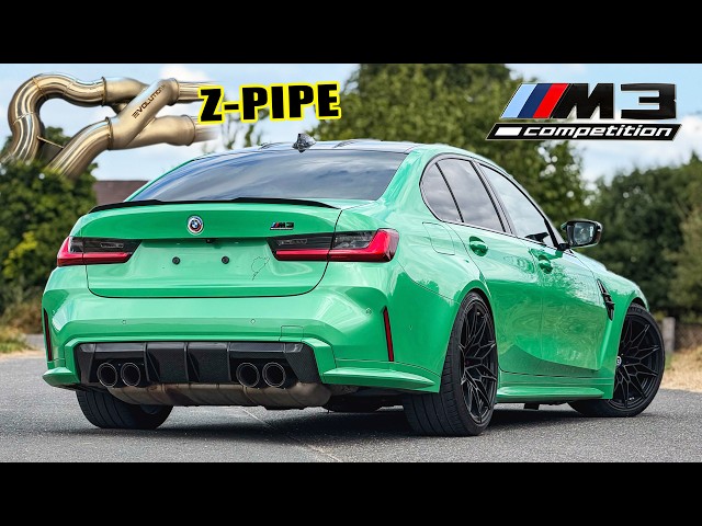 BMW G80 M3 Competition Z-PIPE Exhaust // 300KM/H REVIEW on AUTOBAHN